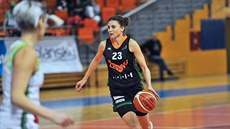 Kateřina Zohnová ze Žabin v zápase s KP Brno Kateřina Zohnová ze Žabin v zápase s KP Brno