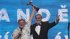 Vladimír Merta vítá Michala Prokopa v Síni slávy (5. března 2019) Vladimír Merta vítá Michala Prokopa v Síni slávy (5. března 2019)