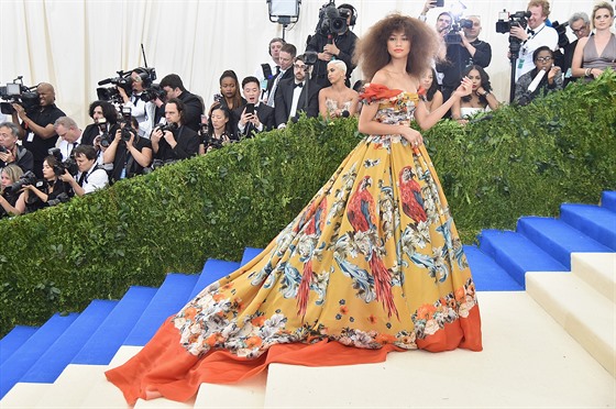 NEW YORK, NY - MAY 01: Zendaya attends the \"Rei Kawakubo/Comme des Garcons: Art Of The In-Between\" Costume Institute Gala at Metropolitan Museum of Art on May 1, 2017 in New York City.  (Photo by Theo Wargo/Getty Images For US Weekly)