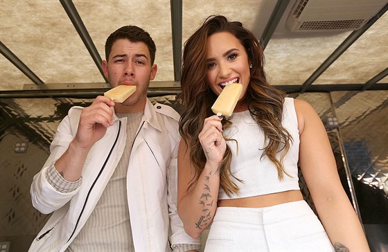 Marriott Rewards Sweet Treats Truck With Demi Lovato &amp; Nick Jonas