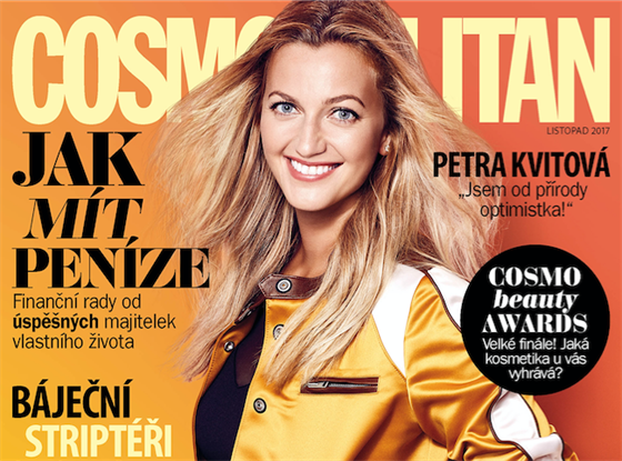 Vyel nový listopadový Cosmopolitan s Petrou Kvitovou na titulce!