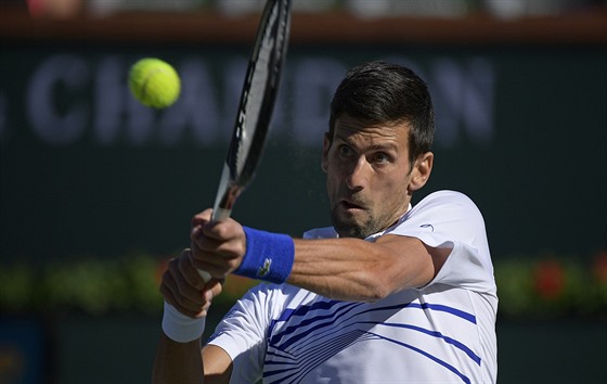 Novak Djokovi na turnaji v Indian Wells.