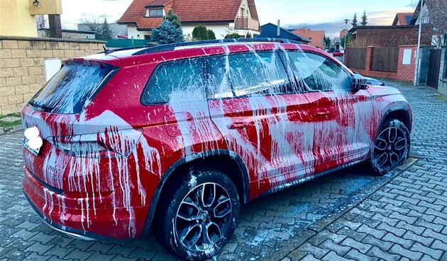 Auto prostjovské opoziní zastupitelky Hany Naiclerové nkdo v noci na pátek...