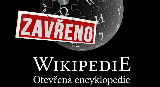Otevřená encyklopedie bude na den zavřená. Wikipedia tak protestuje proti... Otevřená encyklopedie bude na den zavřená. Wikipedia tak protestuje proti...