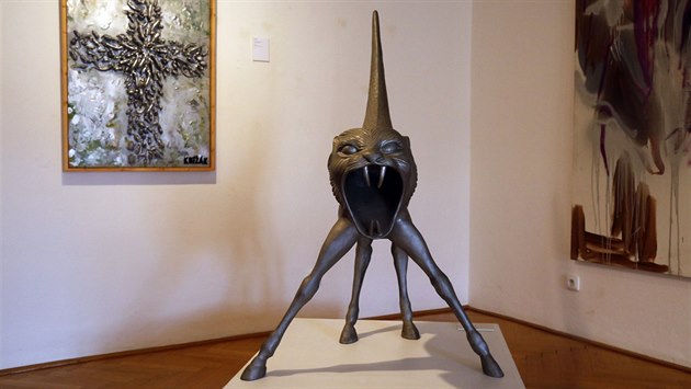 Galerie U Bílého jednorožce v Klatovech vystavuje díla kontroverzního... Galerie U Bílého jednorožce v Klatovech vystavuje díla kontroverzního...