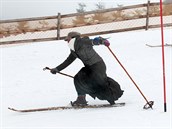 U Božího Daru se konal 29. ročník dobového telemarkového paralelního závodu... U Božího Daru se konal 29. ročník dobového telemarkového paralelního závodu...