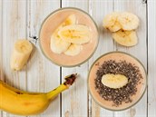 Nejlepí banánová polévka s chia semínky