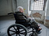Zdena Zajoncová v rodné Ostravě se skupinou přátel vylepovala plakáty... Zdena Zajoncová v rodné Ostravě se skupinou přátel vylepovala plakáty...