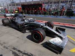 Valtteri Bottas v kvalifikaci na Velkou cenu Austrlie formule 1.