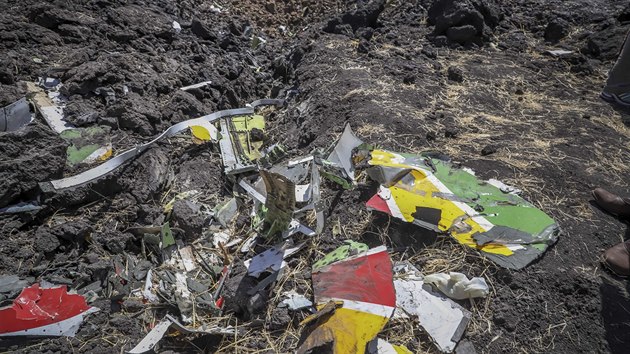 V Etiopii se krtce po startu z hlavnho msta Addis Abeby ztilo letadlo se 157 lidmi na palub. (10. bezna 2019)