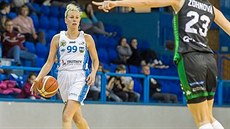 Kateřina Hindráková si po dvou letech zahrála ligový zápas, v dresu Trutnova... Kateřina Hindráková si po dvou letech zahrála ligový zápas, v dresu Trutnova...