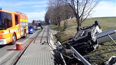 Všechny složky IZS zasahovaly u nehody dvou osobních aut na Ostravsku (17.... Všechny složky IZS zasahovaly u nehody dvou osobních aut na Ostravsku (17....