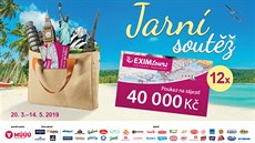 Soutěžte se supermarkety Terno o 12 zájezdů od EXIM TOURS. Soutěžte se supermarkety Terno o 12 zájezdů od EXIM TOURS.