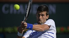 Novak Djokovi na turnaji v Indian Wells.