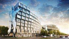 Vizualizace: objekt Nová Invalidovna bude umístěn přímo naproti čelní fasádě... Vizualizace: objekt Nová Invalidovna bude umístěn přímo naproti čelní fasádě...