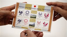 Aršík známek s tematikou olympijských her v Tokiu 2020 Aršík známek s tematikou olympijských her v Tokiu 2020