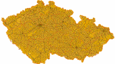 Mapa pokrytí signálem DVB-T2 na konci roku 2018. Mapa pokrytí signálem DVB-T2 na konci roku 2018.
