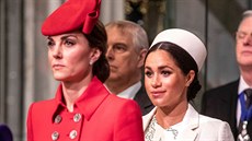 Vévodkyn Kate a vévodkyn Meghan (Londýn, 11. bezna 2019)