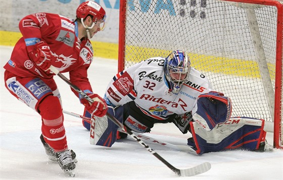 Erik Hra (vlevo) v tineckém dresu, ilustraní foto