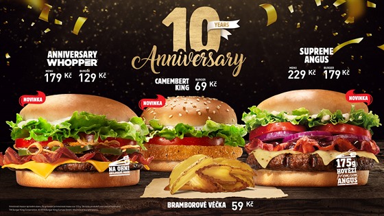 Burger King oslaví narozeniny otevením nejvtí poboky v R