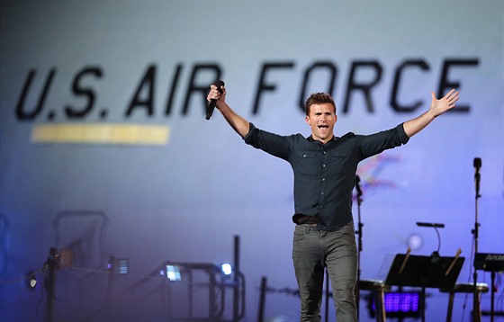 HONOLULU, HI - OCTOBER 22:  Actor Scott Eastwood speaks onstage during \"Spike's Rock the Troops\" event held at Joint Base Pearl Harbor - Hickam on October 22, 2016 in Honolulu, Hawaii. \"Spike's Rock the Troops\" will premiere on December 13 at 9 PM, E