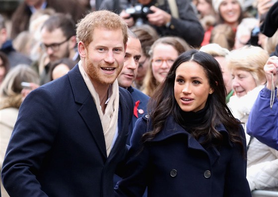 NOTTINGHAM, ENGLAND - DECEMBER 01:  Prince Harry and Meghan Markle attends the...