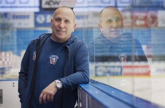 Václav Kalina, vedoucí týmu v hokejové Plzni.