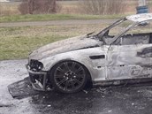 V Sosnové shořelo závodní auto (24. 3. 2019). V Sosnové shořelo závodní auto (24. 3. 2019).