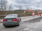 V centru Tábora je zavřená ulice Na Parkánech. Uzavírka způsobuje řidičům... V centru Tábora je zavřená ulice Na Parkánech. Uzavírka způsobuje řidičům...