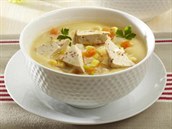 Hrachová polévka s uzeným tofu