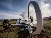 Havárie vrtulníku u Slavoňova na Náchodsku (22. 3. 2019) Havárie vrtulníku u Slavoňova na Náchodsku (22. 3. 2019)