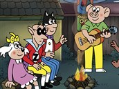 Z filmu Velké dobrodružství Čtyřlístku Z filmu Velké dobrodružství Čtyřlístku