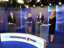 Finalisté pímých voleb slovenského prezidenta Zuzana aputová a Maro efovi...