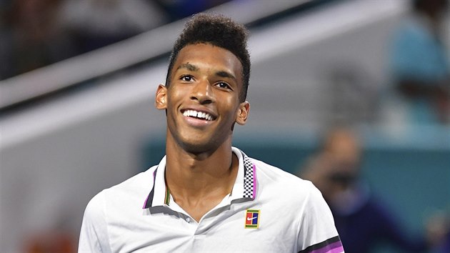 Felix Auger-Aliassime na turnaji v Miami.