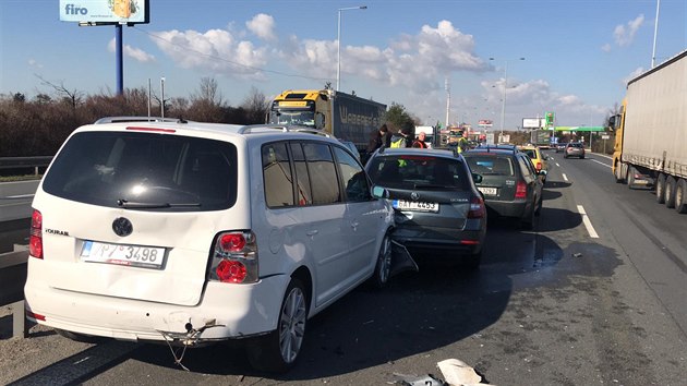 Hromadn nehoda na trboholsk spojce. (20.3.2019)