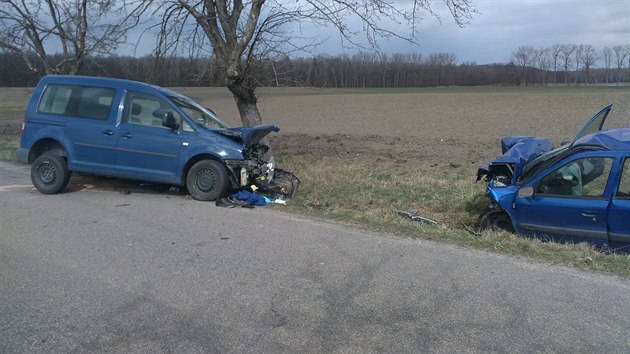 Stet citronu a volkswagenu si vydal zrann obou idi.