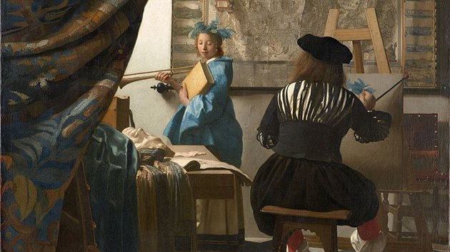 Jan Vermeer: Alegorie malstv (kolem 1666)