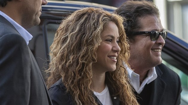 Zpvaka Shakira pijela k soudu kvli plagitorstv (Madrid, 27. bezna 2019).