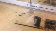 Mladík se vloupal do fitness centra v Praze 5. Poničil ho a na místě usnul.... Mladík se vloupal do fitness centra v Praze 5. Poničil ho a na místě usnul....