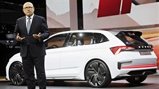 Předseda představenstva Škoda Auto Bernhard Maier uvedl v Paříži nástupce... Předseda představenstva Škoda Auto Bernhard Maier uvedl v Paříži nástupce...
