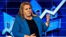 Ministryně pro místní rozvoj Klára Dostálová v diskusním pořadu Rozstřel. (21.... Ministryně pro místní rozvoj Klára Dostálová v diskusním pořadu Rozstřel. (21....