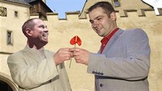 Janis Sidovský a Pavel Vítek - Janis Sidovský (vlevo) a Pavel Vítek si řeknou... Janis Sidovský a Pavel Vítek - Janis Sidovský (vlevo) a Pavel Vítek si řeknou...