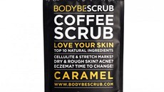 Pírodní kávový peeling Natural Coffee Peeling Caramel, BodyBe Scrub, Fann,  309 K