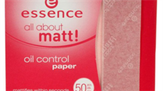 Matující papírky All About Matt! Essence, od 70 K
