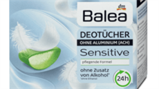 Deo ubrousky Sensitive, Balea, DM Drogerie, 10 ks za 40 K