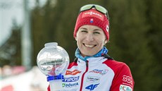 S MALÝM GLÓBEM. Anastázia Kuzminová slaví triumf v hodnocení sprintu Světového... S MALÝM GLÓBEM. Anastázia Kuzminová slaví triumf v hodnocení sprintu Světového...