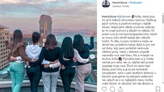 Youtuberka Kristýna Teniková podkovala na Instagramu lékam z nemocnice v...