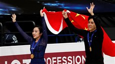 Čínská sportovní dvojice Suej Wen-ťing, Chan Cchung ovládla v japonské Saitamě... Čínská sportovní dvojice Suej Wen-ťing, Chan Cchung ovládla v japonské Saitamě...