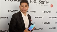 éf mobilní divize Huawei Richard Yu krátce po premiée smartphon ady P30