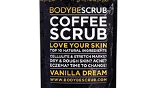 Pírodní kávový peeling Natural Coffee Peeling Vanilla Dream, BodyBe Scrub, 309 K